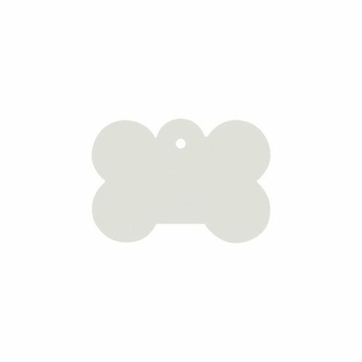 Plaque d'identification pour collier Imarc Bone Blanc